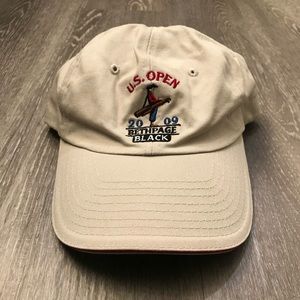 US Open Bethpage Black Golf 2009 USGA Member Adjustable Strapback Hat Adult OSFA